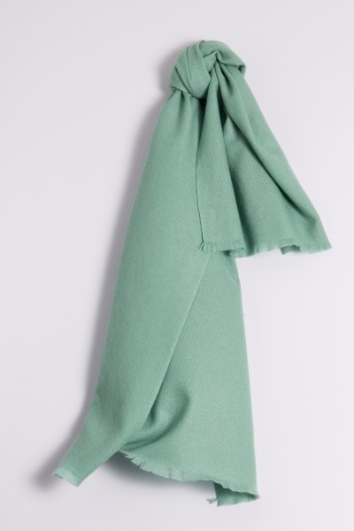 Pashmina 100% cachemire jade green